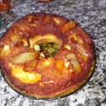 El cooksnap de Clau cuando hizo Torta de manzana invertida con aceite 🍎.