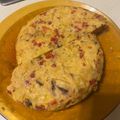 El cooksnap de Eduardo Agudo Alba cuando hizo Tortilla de patatas, pimiento rojo y ajo escalivado.