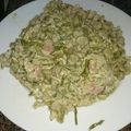 El cooksnap de Mariam Córdoba cuando hizo Revuelto de espárragos trigueros, habas y bacon.