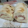 El cooksnap de Micaela Contreras cuando hizo Pan relleno de salame y queso!!.