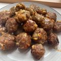 ekitchen's cooksnap of when they made Honey mustard meatballs.