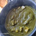 Zesty Style का कुकस्नैप जब उन्होंने पालक पनीर (palak paneer recipe in Hindi) बनाया था।