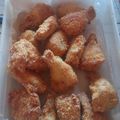 El cooksnap de Alejandra Dominguez cuando hizo Alitas de pollo rebozada y fritas.