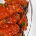 Ervina Dewi Kusumawati Sanjaya's cooksnap of when they made Ayam richeese fire wings + saus keju.