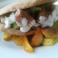 Katalin Király Cooksnap-ja, amikor elkészítette a(z) Döner, gyros házilag pitával kicsit másképp receptet.