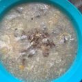 Cooksnap Roselynna Pantan Gasing semasa beliau membuat Sup Ayam Berjagung ala² chinese style.