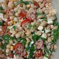 El cooksnap de Miguel cuando hizo Ensalada de garbanzos, rúcula y atún.