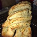 El cooksnap de Verónica González cuando hizo Pan de ajo y queso.