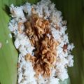 Cooksnap dari Lesty Arini untuk resep 42. Nasi Bakar Ayam Suwir Kemangi