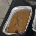 El cooksnap de Andrea Rivera cuando hizo Queque navideño.