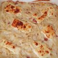 El cooksnap de yani cuando hizo Fideos con salsa blanca al horno.