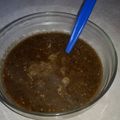 El cooksnap de Yady Mendoza cuando hizo Salsa Luisa con chiles habaneros.