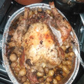 El cooksnap de Diana Tello cuando hizo Relleno cítrico para pavo.