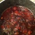El cooksnap de Monica Bautista cuando hizo Dulce de ciruela casero.