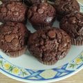 El cooksnap de Majo cuando hizo Magdalenas de chocolate con chocolate.