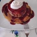 El cooksnap de Adriana cuando hizo Tortitas americanas o pancakes.