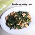 Cooksnap dari Mama fathan untuk resep Tumis Kacang Panjang + Tahu non MSG