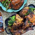 Cooksnap Sesimple Loralin semasa beliau membuat Ayam Bakar Ala Nando's #KCHUP.
