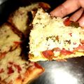 Purnashree Dey Mukherjee's cooksnap of when they made ভেজ পিজা (veg pizza recipe in Bengali).