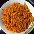 El cooksnap de La Jícara cuando hizo Macarrones con atún versión topadentro en Olla GM G.