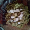 El cooksnap de Zay Camus cuando hizo Spaghetti Poblano (Vegetariano).