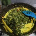 Cooksnap dari aer untuk resep Daun singkong santan