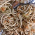 Cooksnap dari Shera Valenzia untuk resep Spagheti Aglio Olio Tuna (Bekal Praktis)