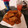 El cooksnap de Ayelen Moris cuando hizo Milanesas de berenjenas rellenas de jamón y queso.