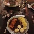 El cooksnap de José Luis Asenjo C. cuando hizo Salmón a la mostaza y miel con champiñones rellenos.