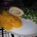 El cooksnap de natalia drovandi cuando hizo Pechuga de pollo rellena de jamón y queso.