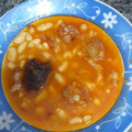El cooksnap de Guiller cuando hizo Fabada asturiana.