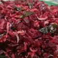 Anu Daisy's cooksnap of when they made பீட்ரூட் பொரியல்.