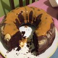 El cooksnap de Pamela Alejandra cuando hizo Queque de Chocolate.