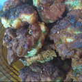 El cooksnap de Valentina Ramos Felarte cuando hizo Buñuelos de lechuga crespa de "Tienda inglesa".