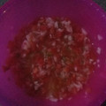 El cooksnap de gladys cuando hizo Salsa criolla.