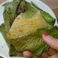 Cooksnap shazrina semasa beliau membuat Lempeng Pisang.