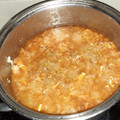 El cooksnap de Laura cuando hizo Sopa de ajo.