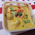 Geeta Khurana's cooksnap of when they made Punjabi pakode wali kadi.