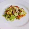 El cooksnap de Héctor Orlando Agudelo cuando hizo Ensalada con Aguacate y Maíz.