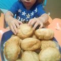 El cooksnap de Brenda Barbosa cuando hizo Bolas de Fraile.