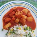 El cooksnap de LuzMa SG cuando hizo Pollo adobado con papas y zanahoria.