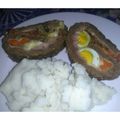 El cooksnap de Florencia Bordalde cuando hizo Pan de carne relleno.