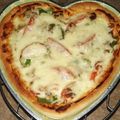 Anam Mohsin's cooksnap of when they made Malai boti pizza.