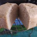 El cooksnap de gema cuando hizo Pan de romero, tomillo y albahaca. En panificadora Lidl.