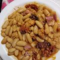 El cooksnap de Ana Barco cuando hizo Fabada Asturiana.