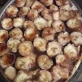 El cooksnap de mafaldaporsiempre cuando hizo Postre de vainilla chocolate y banana en 15 minutos😋.