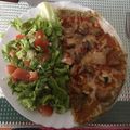 El cooksnap de Mavericks cuando hizo Base de lentejas para pizza.