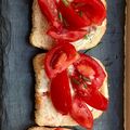 Cooksnap de PaulineB sur la recette Tartines tomates gorgonzola