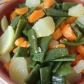 El cooksnap de Triznia cuando hizo Hervido de judías verdes, patata y zanahoria.