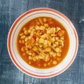 El cooksnap de Vicky Farias cuando hizo Cazuela. Mondongo, con garbanzos.